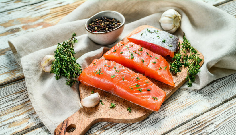 Потеря цвета при посоле форели