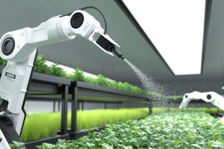 smart-robotic-farmer-spraying-fertilizer-vegetable-green-plants