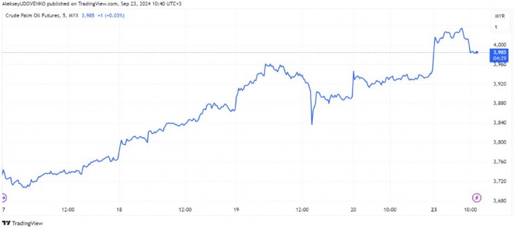 Алексей Удовенко: «Пальмовое масло выросло до 11-недельного максимума»