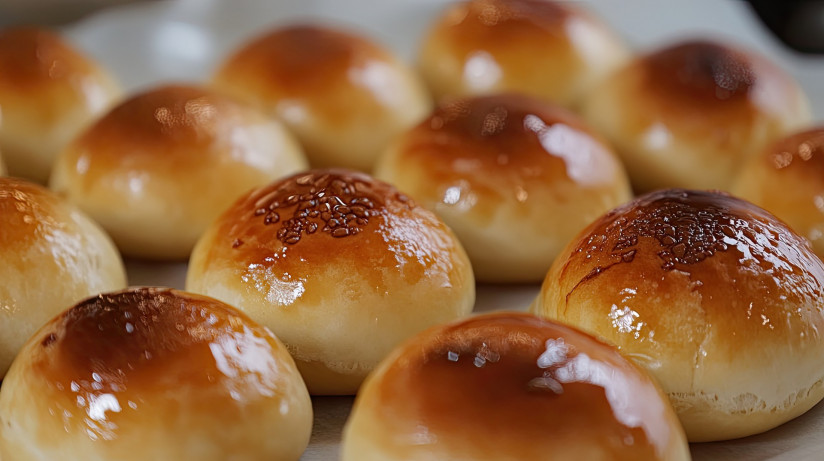golden-brown-baked-buns-freshly-made