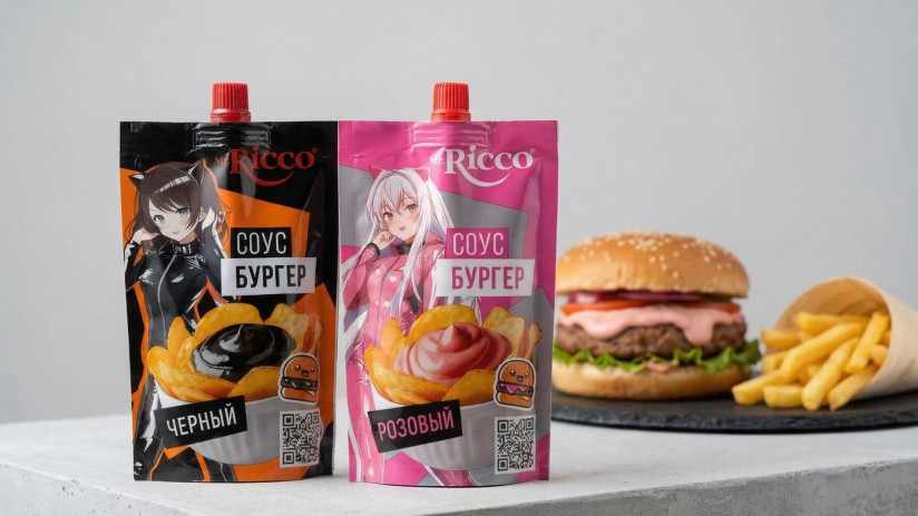 Соусы розовый и черный КЖК