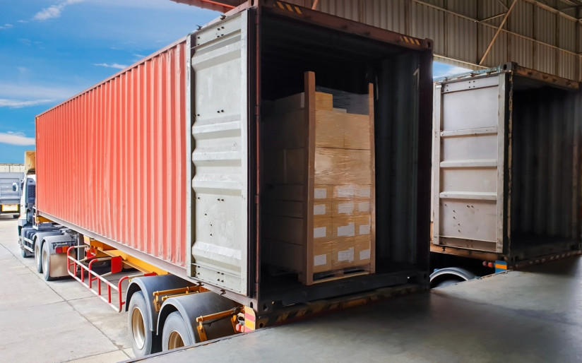 truck-trailer-container-docking-load-shipment-goods-pallets-warehouse-freight-industry-logistics-transport