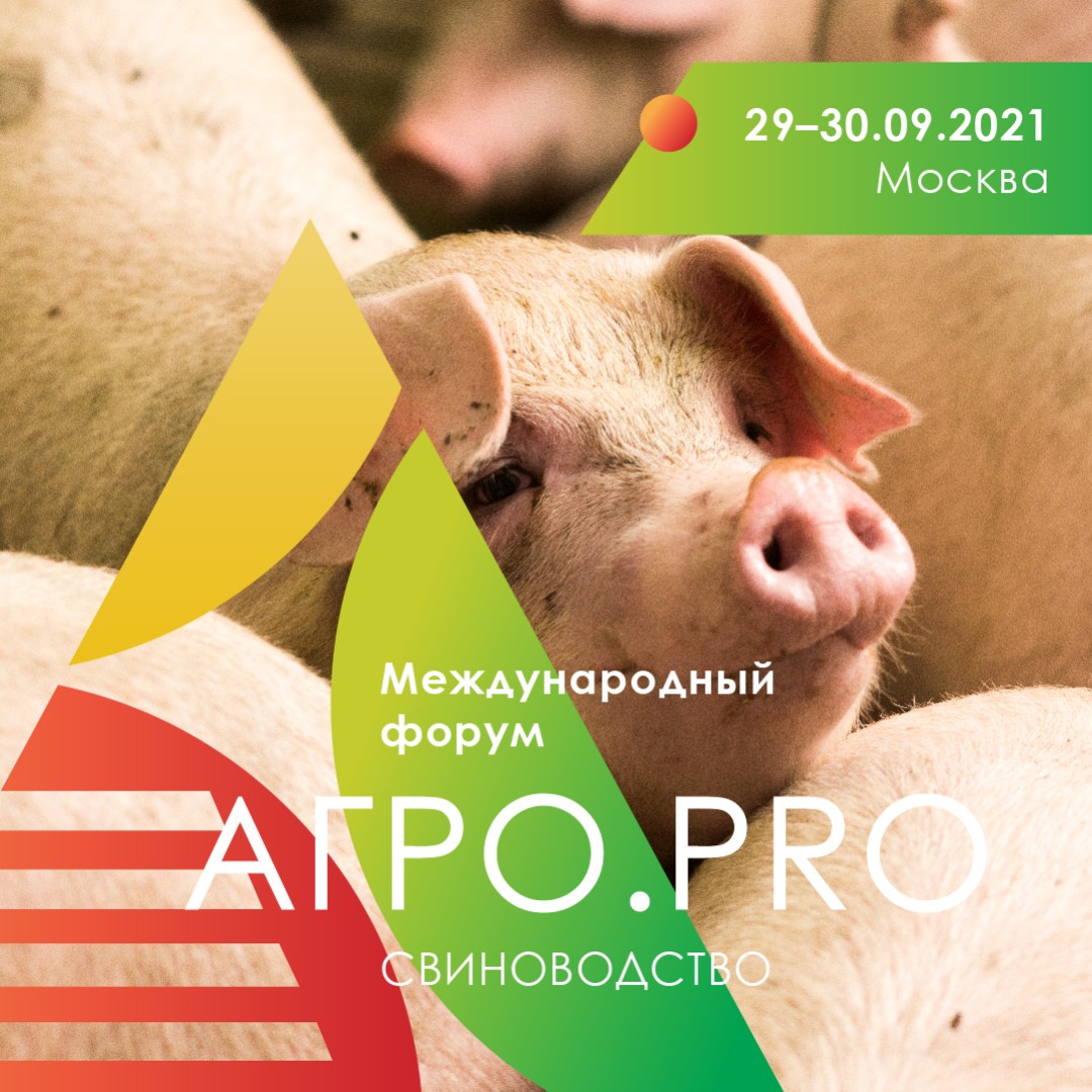 Международный форум «АГРО.PRO: Свиноводство» состоится 29-30 сентября в Москве