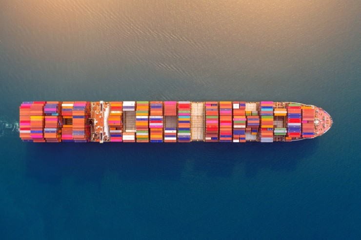 aerial-view-of-container-cargo-ship-in-sea