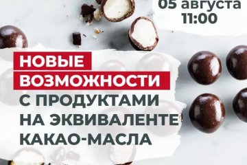 Какие сложности на кондитерском производстве решают эквиваленты какао-масла