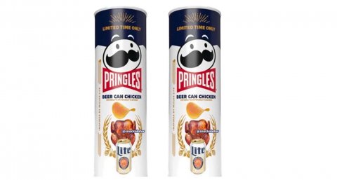 Pringles выпустят чипсы со вкусом «курицы с пивом»