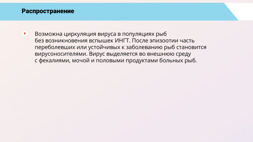 Основные вирусные болезни форели