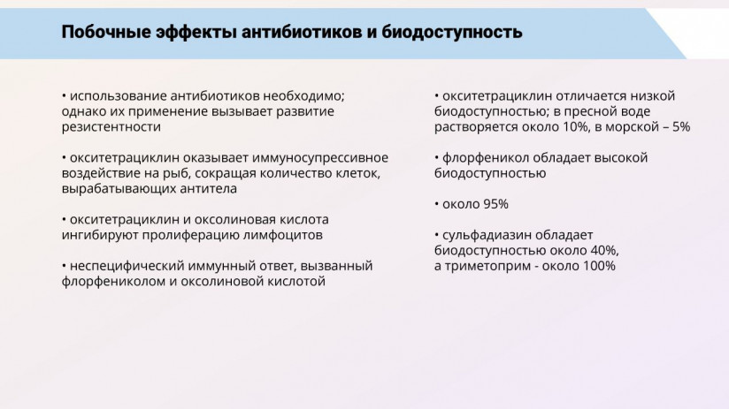 Том Виклунд. Применение антибиотиков. Антибактериальная терапия на рыбных хозяйствах